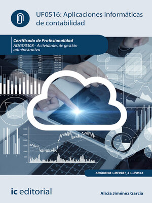 cover image of Aplicaciones informáticas de contabilidad. ADGD0308